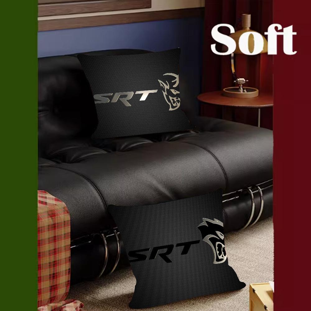 SRT Hellcat Demon Dodge car Pillow Cushion Cover Pillowcase Living Room Sofa Home Decor Customized