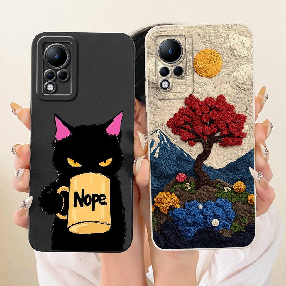 Чехол Для Infinix Note 11 Чехол Модный Мультяшный Милый Забавный Расписной Силиконовый Чехол Для Телефона Для Infinix Note11 X663 X663B