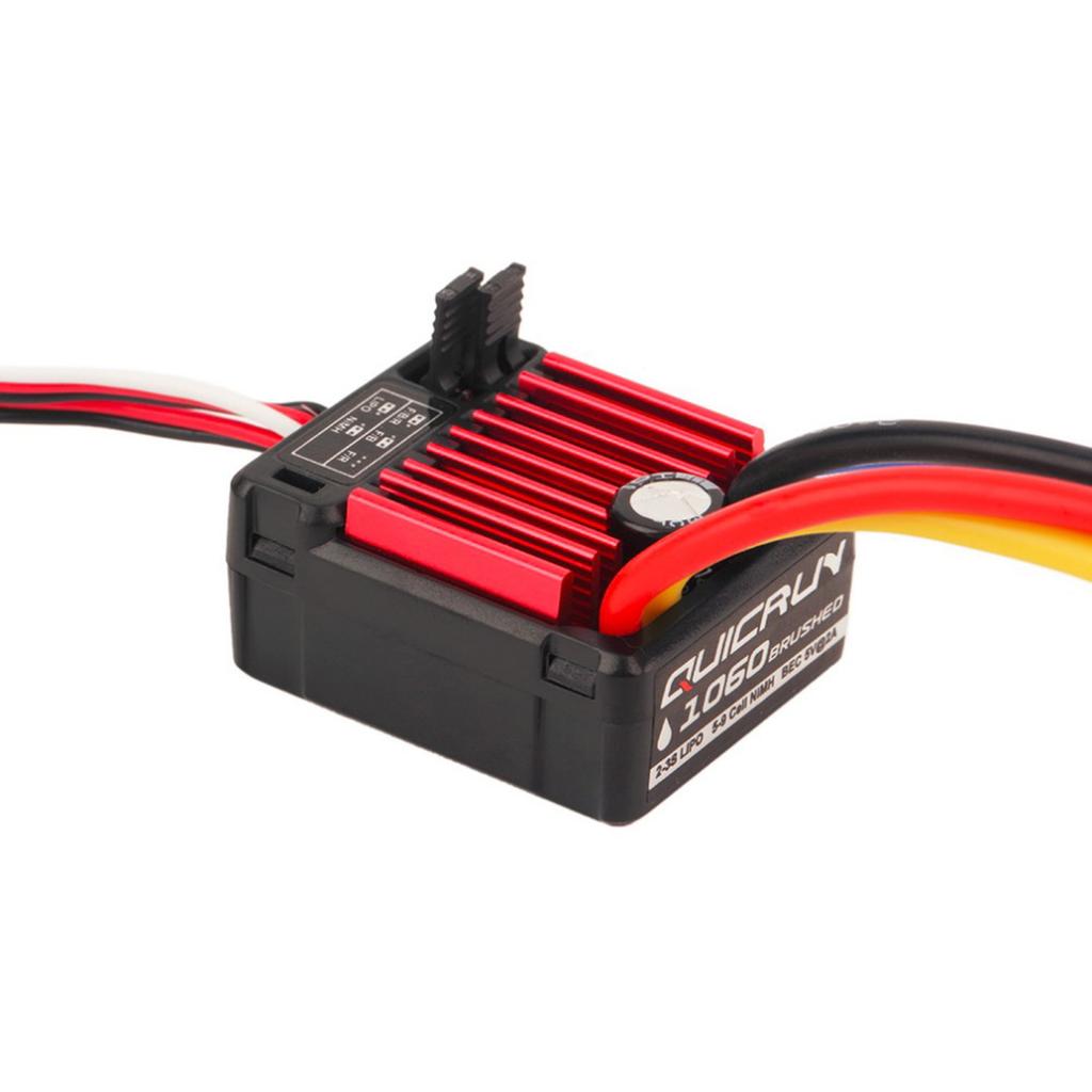 HobbyWing QuicRun 1060 60A Brushed Electronic Speed Controller ESC for 1/10 RC Car