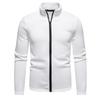 New Autumn and Winter Men's Zipper Cardigan Sweatshirt Men's Turtleneck Casual Sweatshirt
