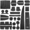 SENSHINE Cup Holder Ert For Toyota Sienna Accessories 2024    Center Console Liner Door Pocket Non-Slip Anti Dust Pad Premium Interior 25Pcs Set