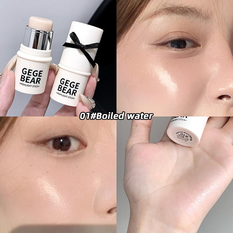 GEGE BEAR Highlight&Blush Stick Style High Gloss Fine Flash Natural Moist Portable Blush Cream Создайте естественный контурный карандаш