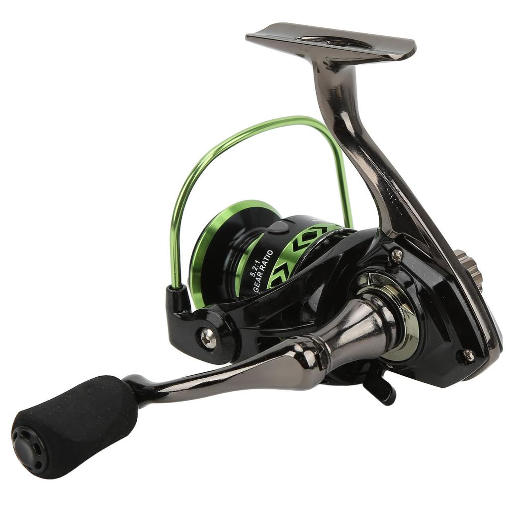 Спиннинговая рыболовная катушка с геометрической шпулей, герметичными подшипниками для любителей рыбалки, цельнометаллическая, 5.21 Высокопроизводительная (DK2000)