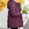 Winter Down Jacket for Women Parkas Hooded Plus Size Elegant Thick Warm Down Coat Woman Outerwears