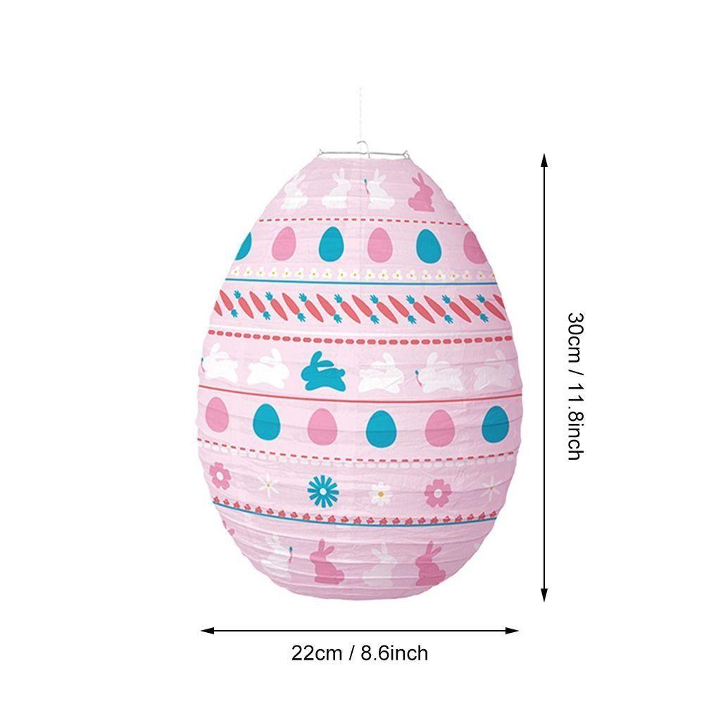 DIY Carrot Paper Lanterns Paper Hanging Lantern New Rabbit Paper Ball Easter Party