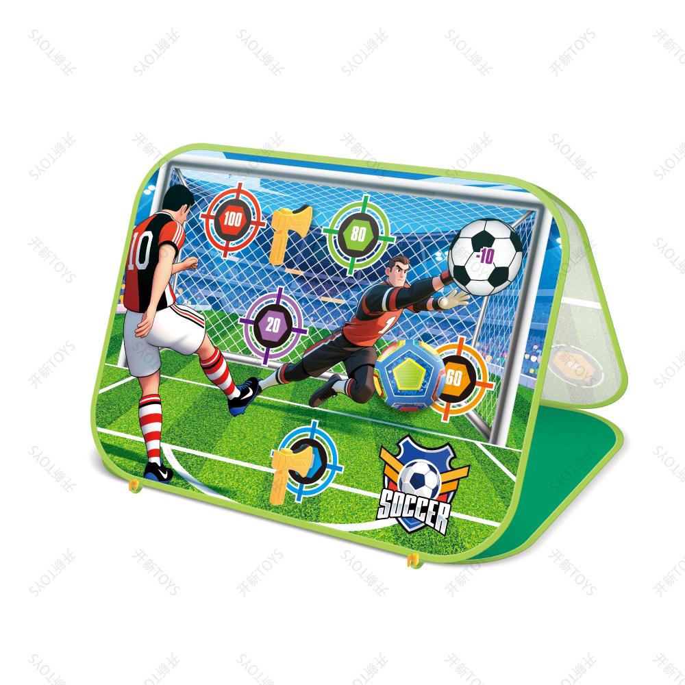 3-in-1 Foldable Soccer Target Toy Glow Sensing Throwing Target Set Parent-Child Interactive Game Gift