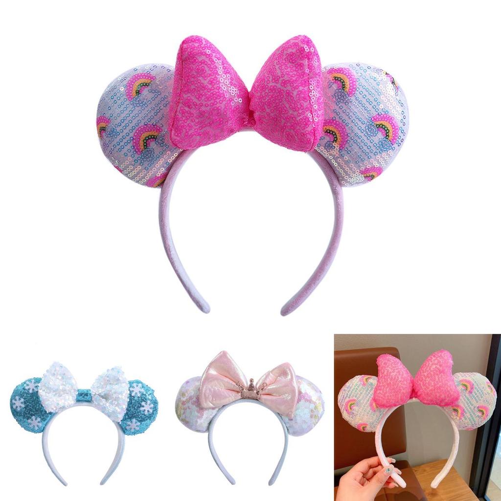 Handmade Princess Headband With Shimmering Sequins Ideal For Adults And Kids Rainbow Colors