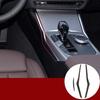 Carbon Fiber ABS Center Gear Box Side Strip Trim For BMW 3 Series G20 G28 20-23