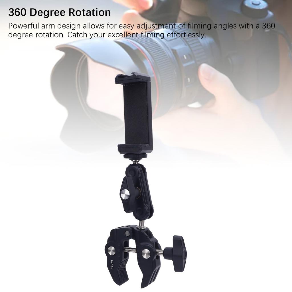 Крепление-зажим для камеры Многофункциональный аксессуар для фотографии для зеркальной камеры, заполняющего света, монитора, телефона