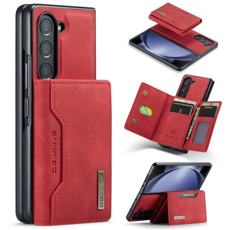Кожаный кошелек-держатель для карт для Samsung Galaxy Z Fold 6 5 4 3 5g, чехол-сумка с магнитной подставкой для Samsung Z Fold6