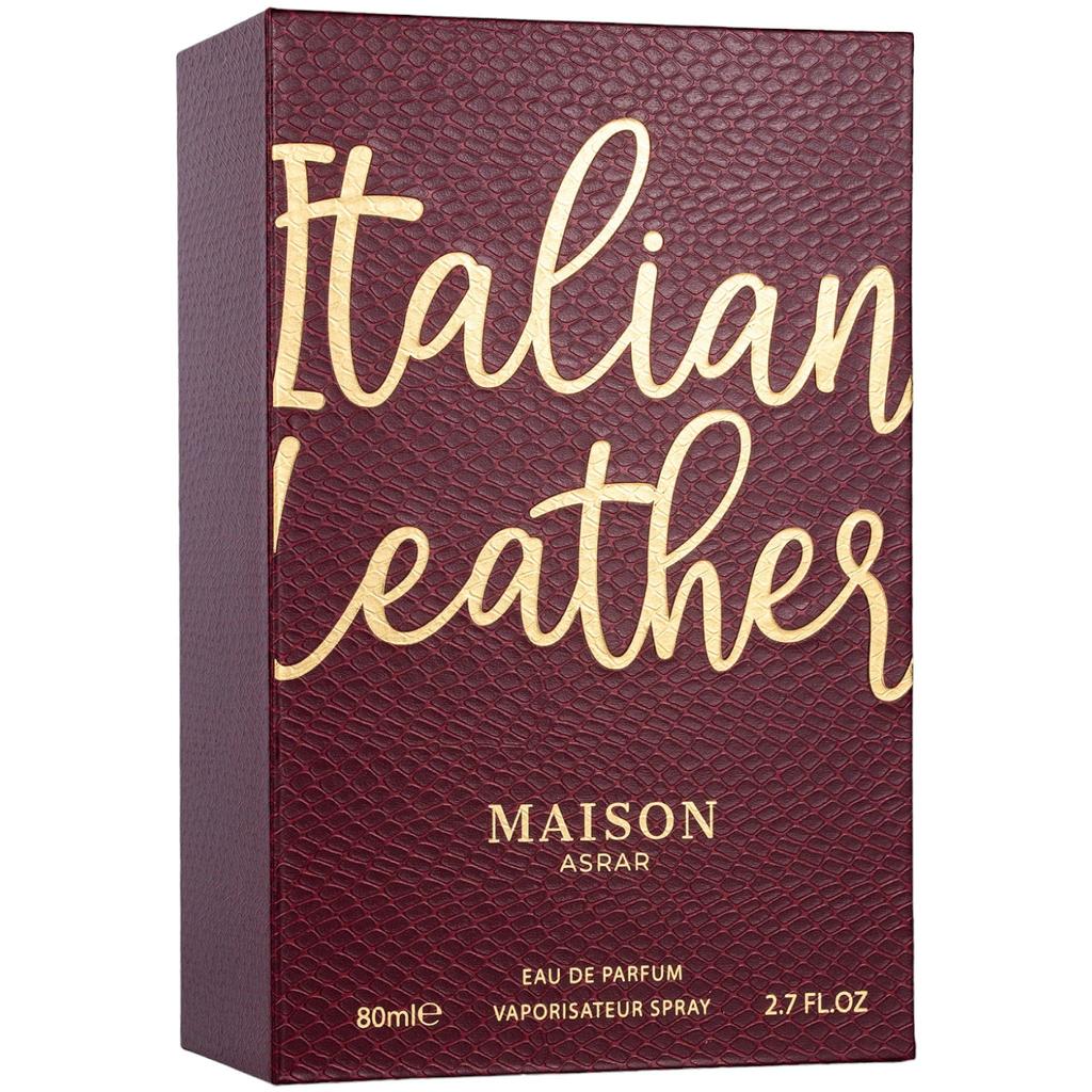 Maison Asrar Italian Leather Eau de Parfum 80ml
