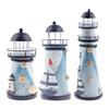 Mediterranean LED Light Lantern Light House Table Decoration