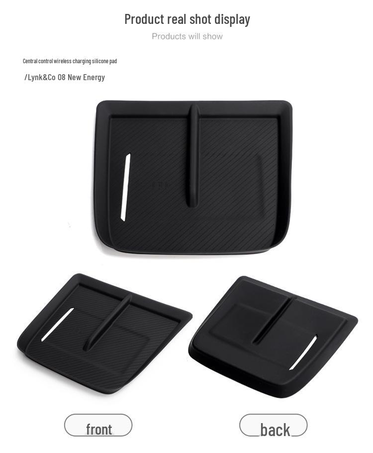 Беспроводная зарядка Lynk&Co 08, противоскользящий силиконовый коврик для центральной консоли (Модели 2023-2025 годов)