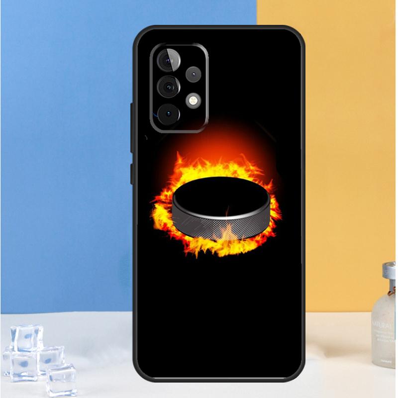Шайба для хоккея на льду для Samsung Galaxy A54 A34 A14 A13 A33 A53 A36 A05 A06 A16 A32 A52 A55 A35 A15 A56 A26 Чехол