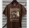 26 Винтажная футболка Radiohead Radiohead Винтажная ретро футболка с концерта Унисекс футболка