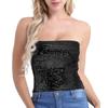 Women's Stage Performance Costume High Elastic Sequin Tube Top