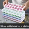 Силиконовая форма для кубиков льда - Гибкая, пищевая, легко извлекаемая для дома