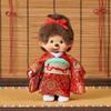 Kuzuki Official Original Kimono Monchhichi Girl Red IPM-11-Z