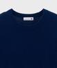 BASIC HOUSE Uni Daily Round Neck Knit Navy Lwkt7101