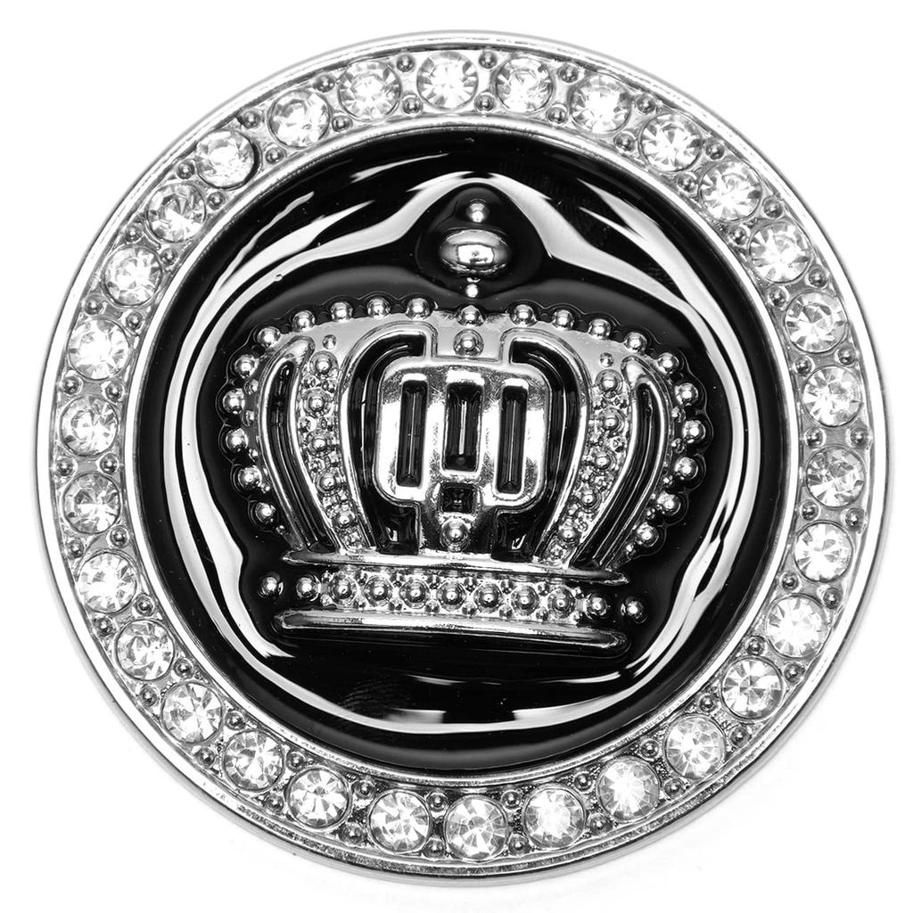 GoodsLand GD-KINGST-SV Sticker, 2 Colors, Car, Crown, Stylish, Decal, Car, Seal, Metal, Emblem, Plating,