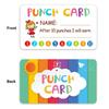 50/100/200Pcs Punch Cards Reward Incentive Card for Classroom Teachers School Student Behavior Motivation Decoration
