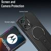 Роскошный бронированный чехол для Motorola Moto Edge 50 Fusion 5G с беспроводной зарядкой Magsafe для Edge50 Fusion, магнитный держатель-подставка