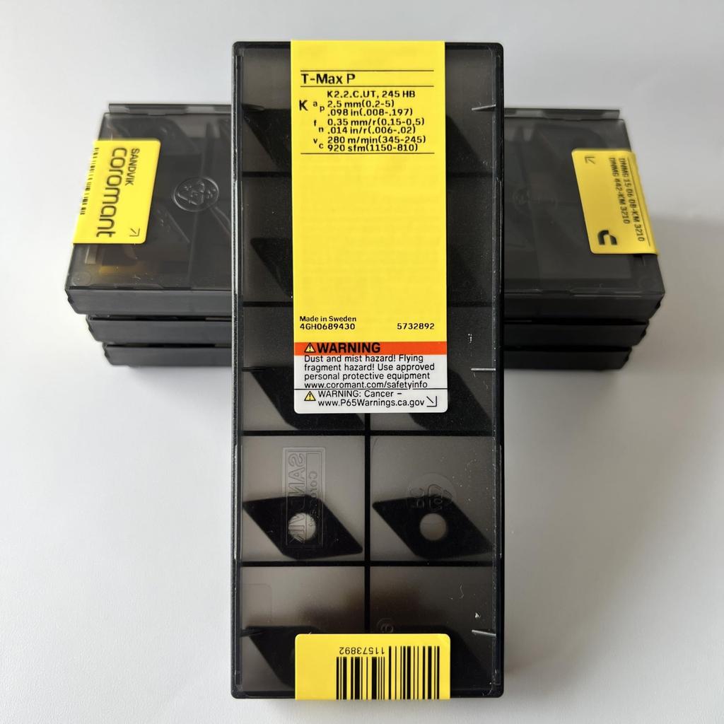 Sandvik / DNMG150608-KM 3210 / Оригинальные шведские твердосплавные пластины 10 шт.