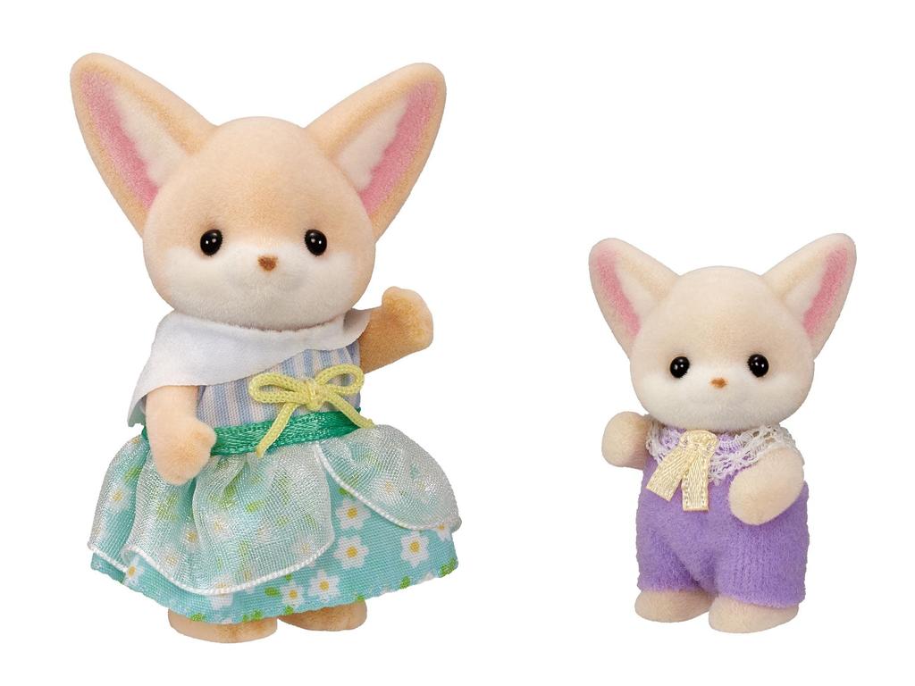 Sylvanian Families Набор кукол и мебели Пикник Фенек ST Mark Возраст 3 и Игрушка Sylvanian Epoch "Дружелюбный - Лис" DF-24 Сертифицировано, Вверх, Кукольный домик,