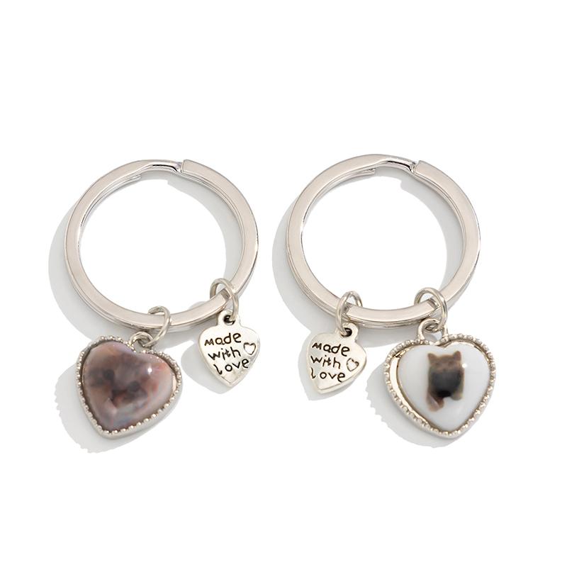 1 шт. дешевые подарки сладкий прохладный ветер кошка брелок чувство дизайна анти-потерянный милый кулон любовь сумка украшения ювелирные изделия