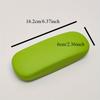 Simple Solid Candy Color Leather Reading Glasses Case Sunglasses Hard Organization Students Optical Myopia Glasses Box Holder