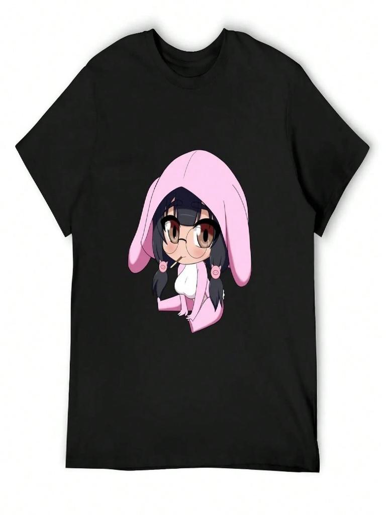 Футболка Lai Bunny Роскошная Мужская Графические Футболки Смешные Футболки Футболки Для унисекс