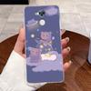 Чехол для Honor 6C Pro Чехол для Honor Play 6S Capa Чехлы для Honor V9 Play Прозрачный Силиконовый Мягкий ТПУ Чехол для Honor Play6S Милый Чехол с Кроликом Кошкой
