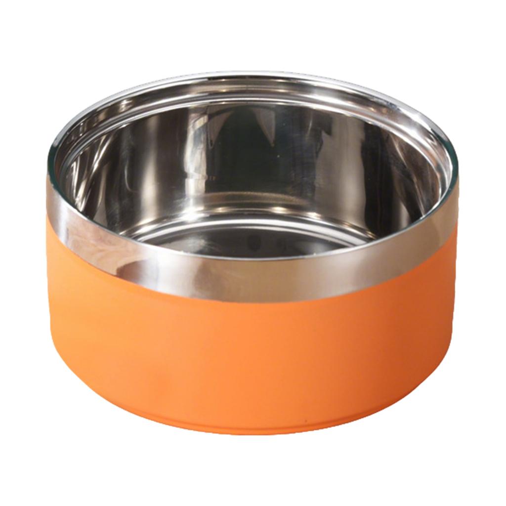 Double-layer Stainless Steel Dog Bowl, Non-, -tipping, Large Capacity Pet Bowl, Feeding Bowl For Cats, Water Bowl, Food Bowl For Dogs.