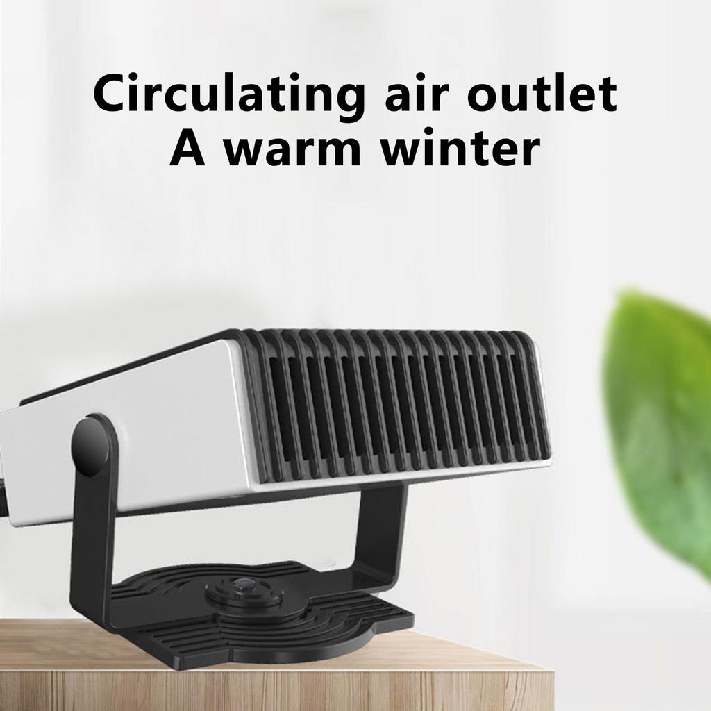 Автомобильный обогреватель Трансграничный портативный автомобильный обогреватель 12 В Нагреватель оттаивания 1 Вращающийся автомобильный обогреватель на 180 ° Охлаждающий вентилятор Портативный обогреватель для размораживания окон
