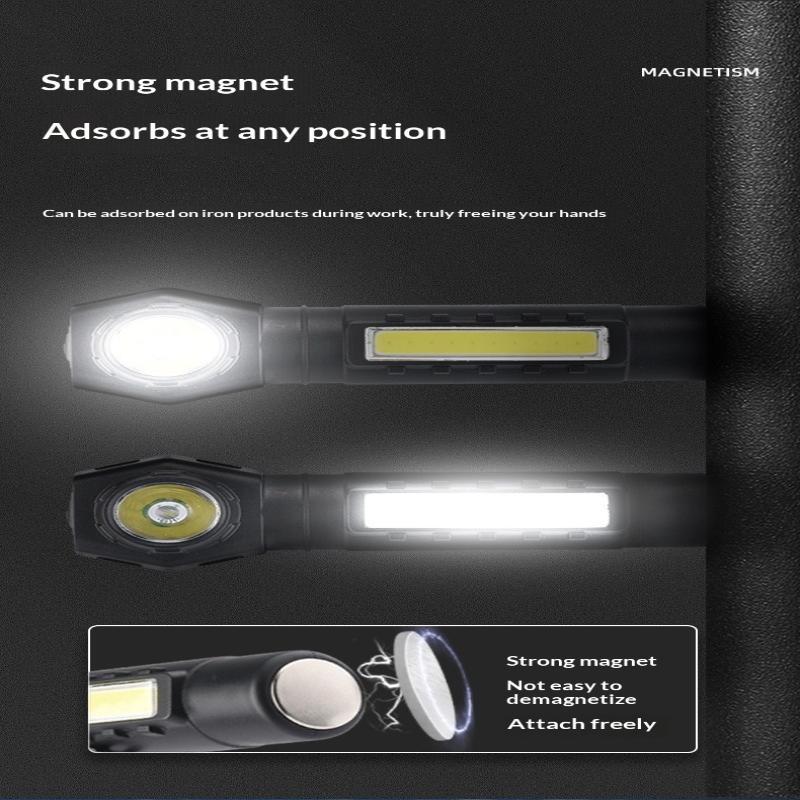 Outdoor Headlights Long Endurance Strong Light Led Rechargeable Mounted Ultra Bright Magnetic Pen Holder Dual Purpose Flashlight