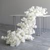 Uflower Искусственные Цветы Ряд 200см 100см 50см Декор из Искусственных Цветов для Свадебного Стола Центральный Элемент Арки Задний Фон Декор Стен