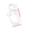 Plastic Durable Curtains Fixing Special Curtains Accessories Wall Ring Curtain Hooks Sliding Hook