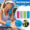 Cooling Towel for Outdoor Sports Quick Dry Ice Fabric Sweat Absorption Breathable Lightweight Multipurpose Neck Wrap