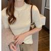 Women's Slim Fit Modal T-Shirt: Round Neck Five-Point Sleeve for Spring & Autumn