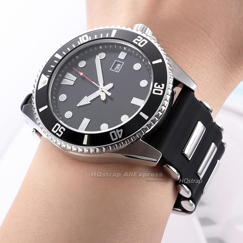 Силиконовый ремешок для часов 20 мм 22 мм 24 мм 26 мм для Seiko для Rolex Универсальный браслет Водонепроницаемый Спортивный наручный ремешок для мужчин Женщин Ремешок