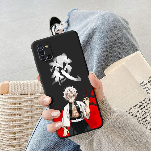 Чехол для телефона Kimetsu No Yaiba Demon Slayer аниме для Samsung Galaxy A03s A04s A03 Core A04 A02 A01 A20e A70 A54 A34 A10s