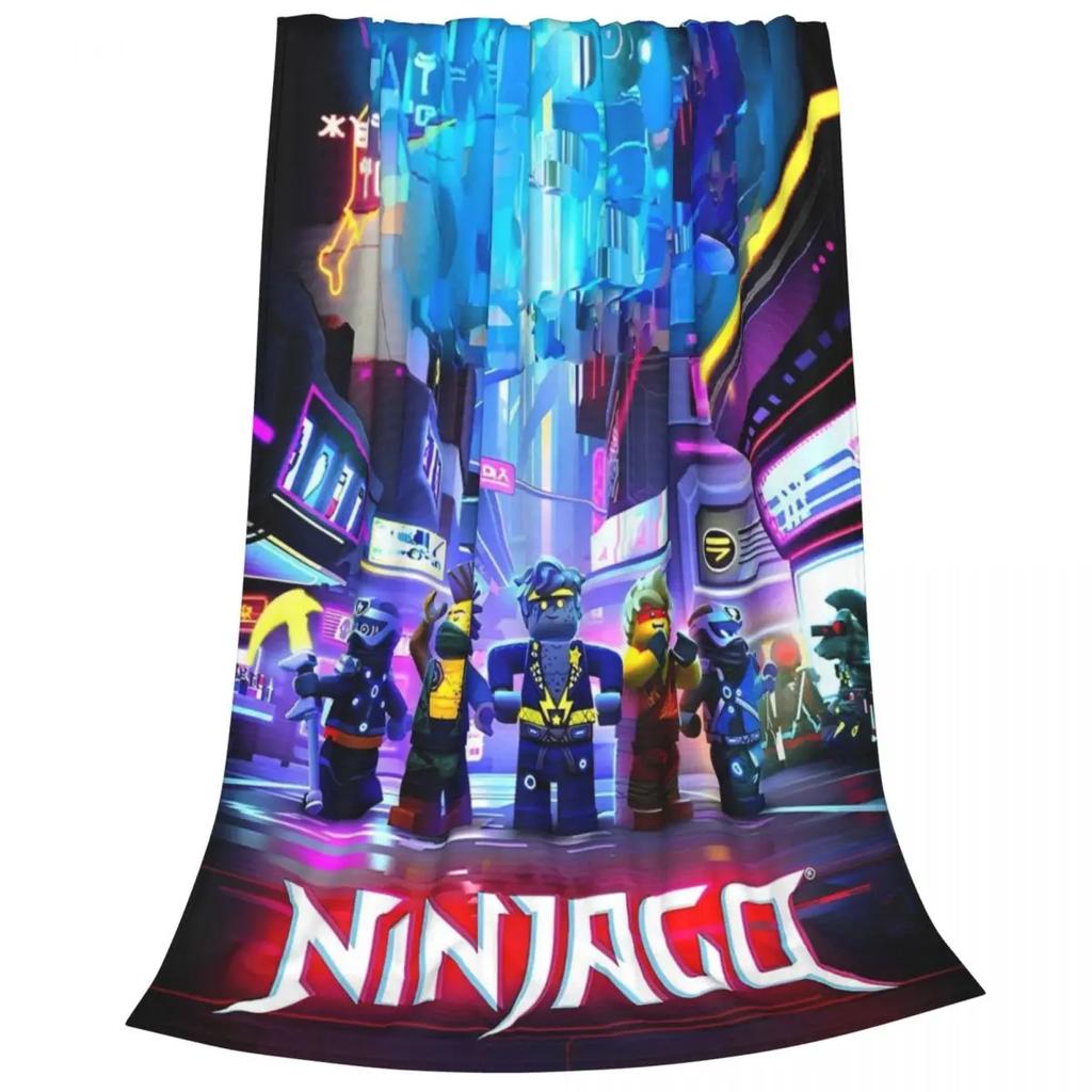 Плюшевое одеяло-плед из кораллового флиса N-ninjagos Одеяла для кровати, дивана Супермягкое покрывало