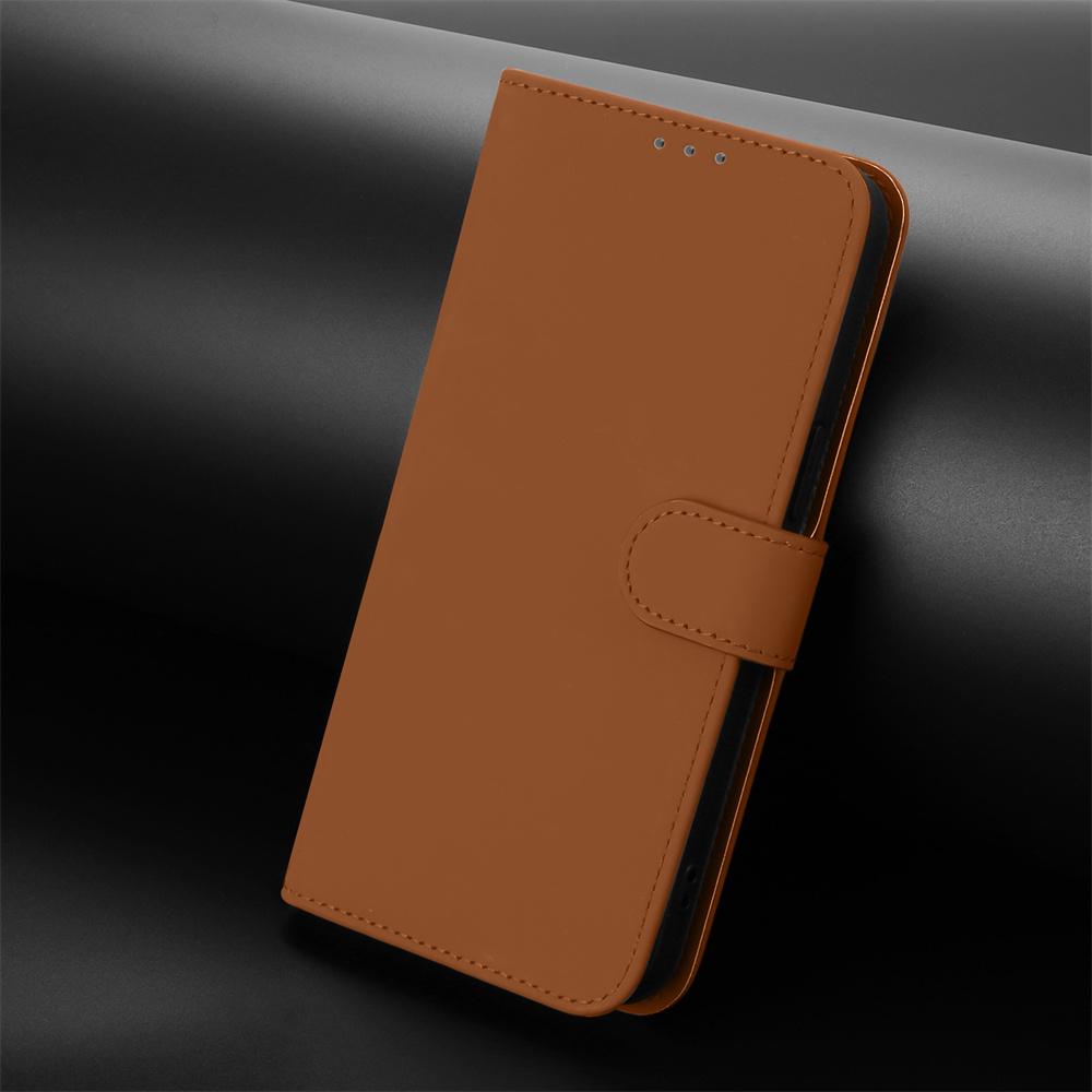 Luxury Solid Color PU Leather Magnetic Flip Wallet Case with Card Holder for TCL 50 Pro Nxtpaper 50 40 SE 30XE 30 Plus 30 XL 20