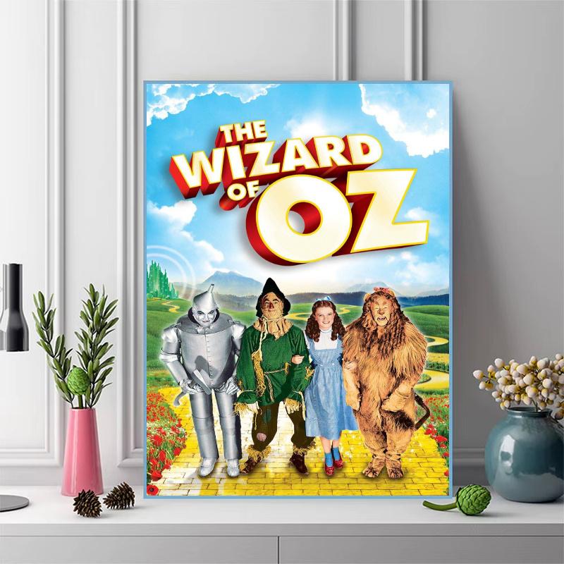 Wizard of oz 100% Round Full Drill 5D DIY Diamond Painting Embroidery Cross Stitch Rhinestone Décor
