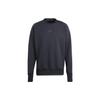 Z.N.E. Premium Sweatshirt Solid Logo Round Neck Long Sleeve Men Sweatshirt Black IN5109