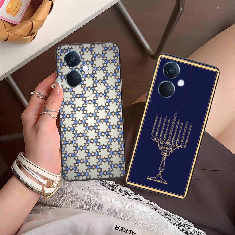 Еврейский Ханукальный Чехол для Мобильного Телефона для OPPO Find X9 X8 X7 X6 X5 X3 X2 Plus s Pro Ultra Lite Цветной Печатный Чехол Красивый Чехол