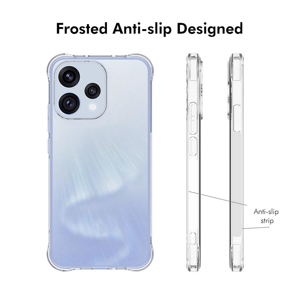 Для Oppo Reno15 5G (Глобальный) Прозрачный чехол для телефона ENKAY HAT PRINCE Противоударный Нескользящий Чехол из ТПУ