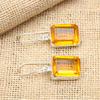Honey Topaz Gemstone Handmade 925 Solid Sterling Silver Jewelry Earrings For Women