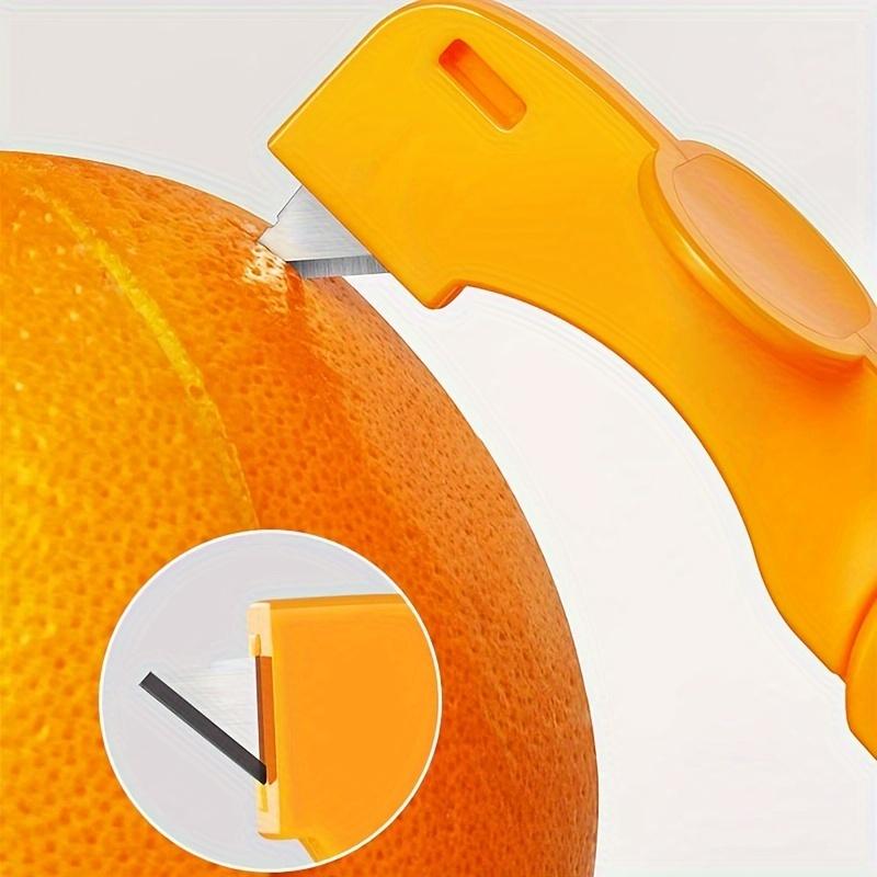 Orange Peeler, Plastic Orange Peeler, Simple Lemon Peeler, Grapefruit Peeler, Creative Cutter, Orange Peeler Tool,Fruit Peeler, Vegetable Fruit Tools