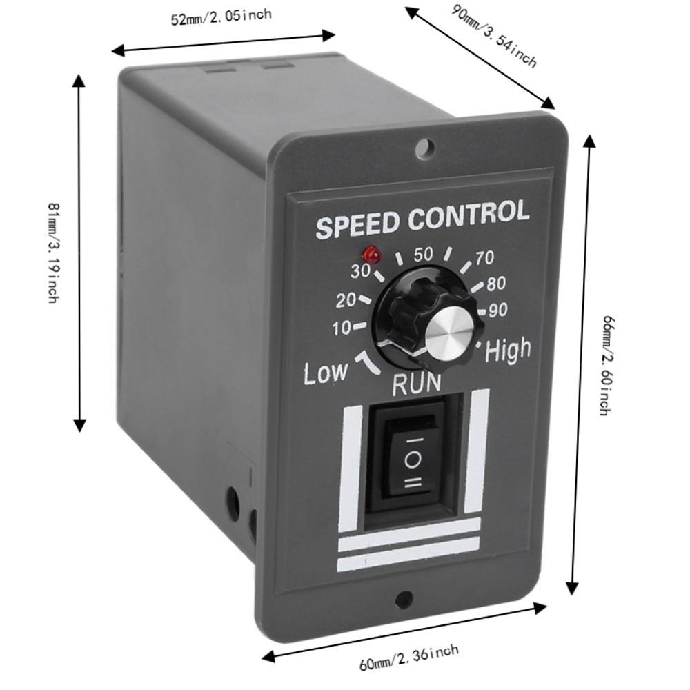 DC12-60V Input Electric Motor Speed Regulator PWM Motor Speed Controller Industrial Automation